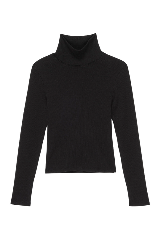 Rib Knit Turtleneck