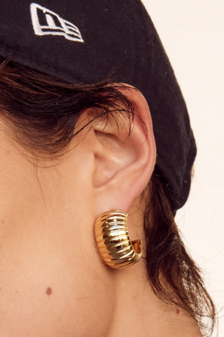 Remy Ridge Hoops - Gold