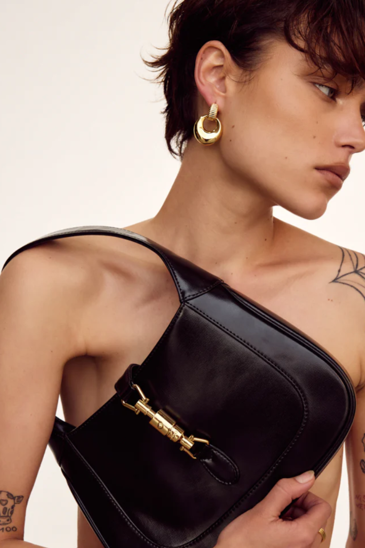 Remy Doorknocker Earrings - Gold