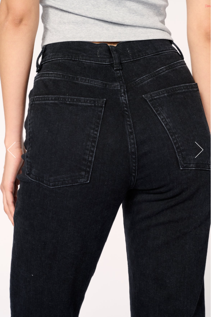 High Rise Straight Denim -ASE