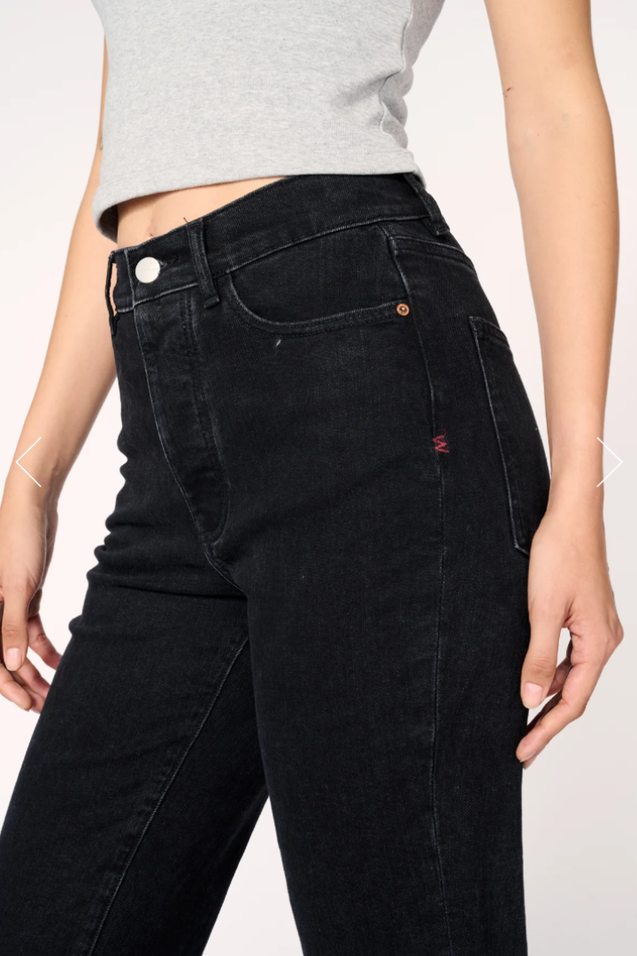 High Rise Straight Denim -ASE