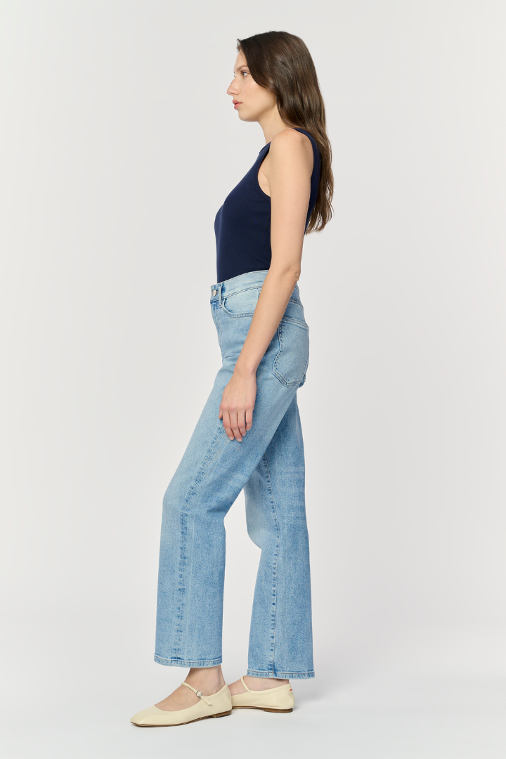 High Rise Straight Denim -ASE