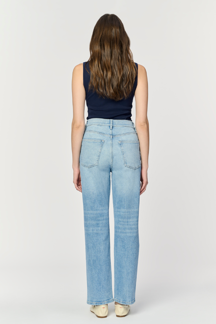 High Rise Straight Denim -ASE