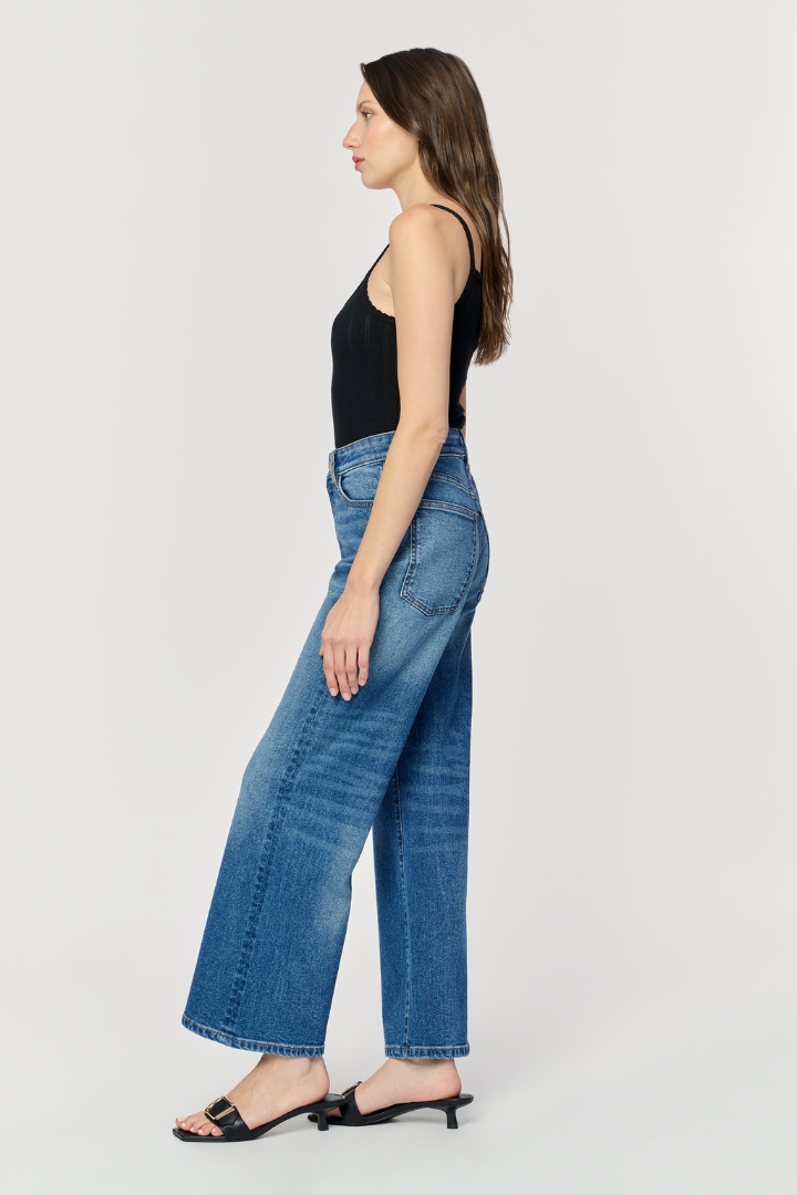 Cropped Wide Leg Denim - ICN