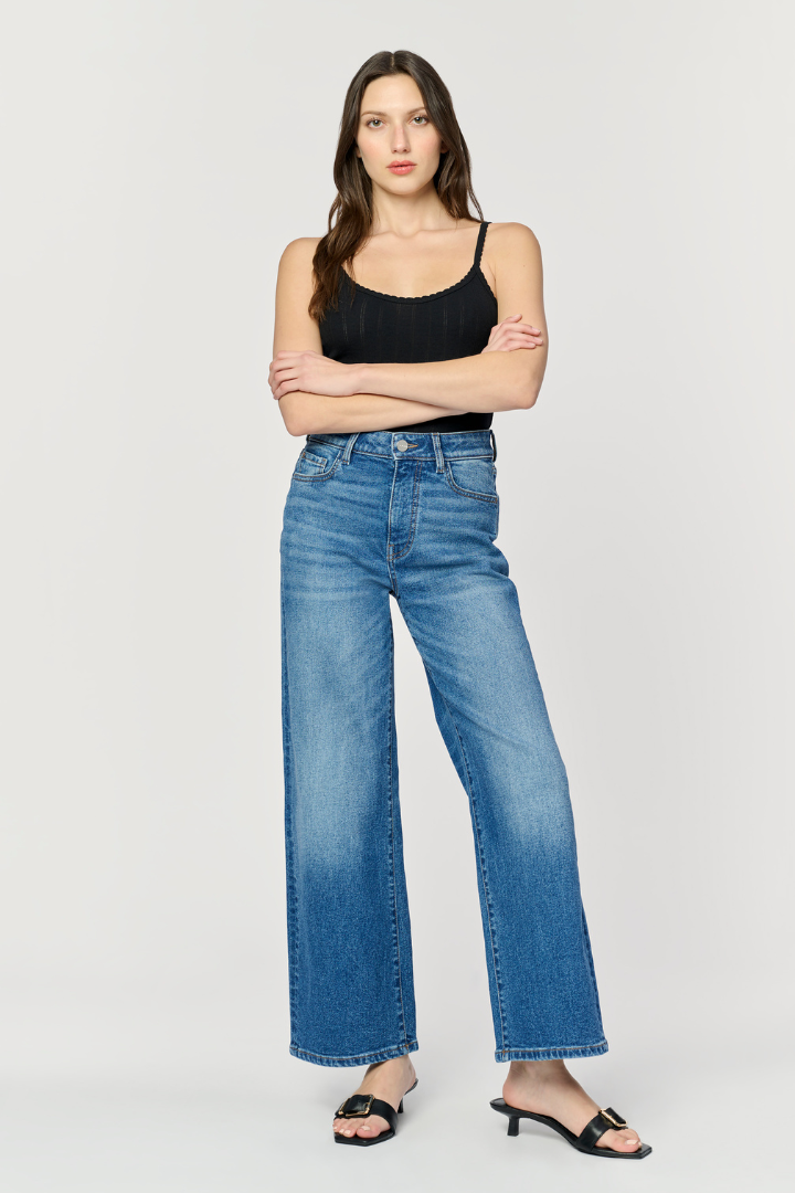 Cropped Wide Leg Denim - ICN