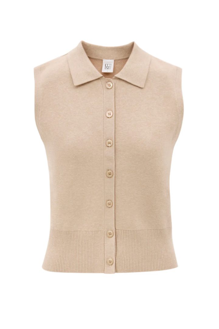 Olly Sleeveless Cardigan