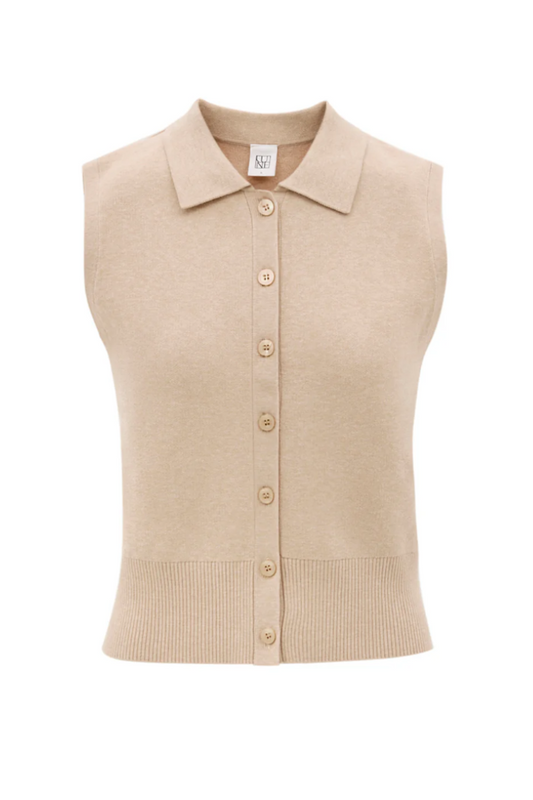 Olly Sleeveless Cardigan