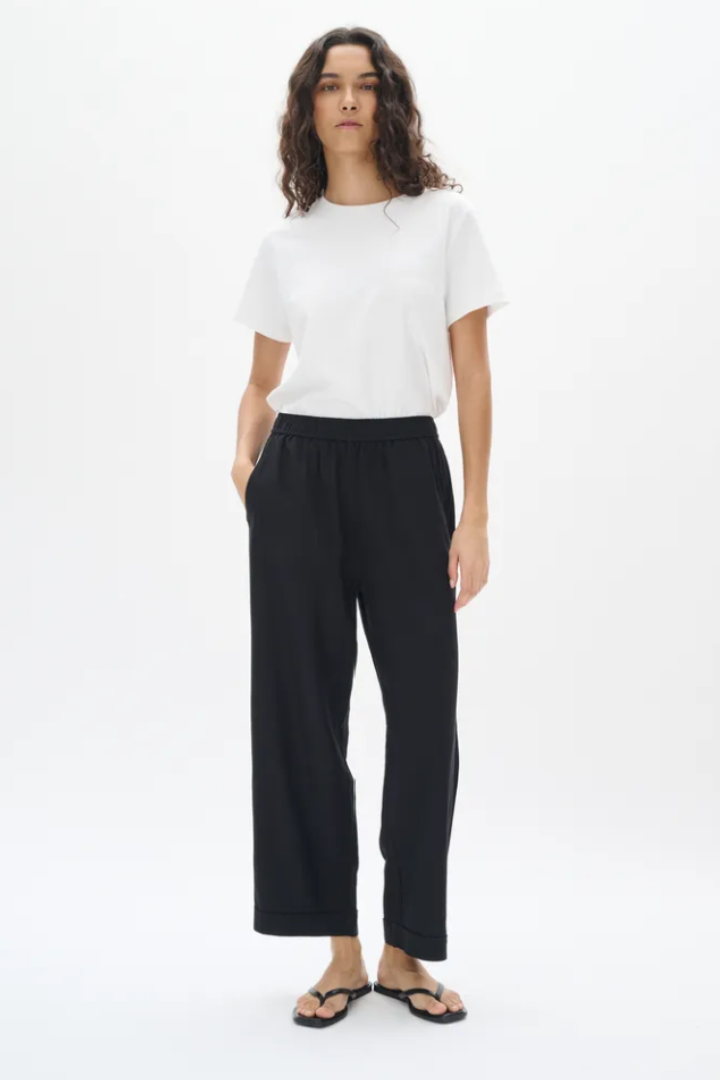 Rimone Linen Cropped Pant