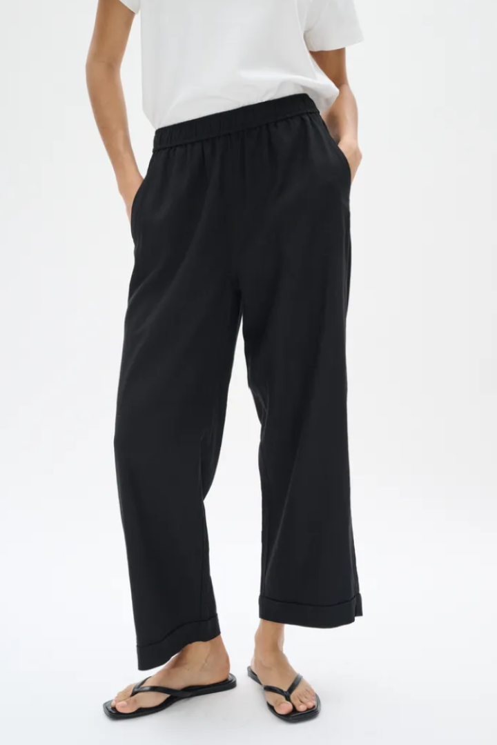 Rimone Linen Cropped Pant
