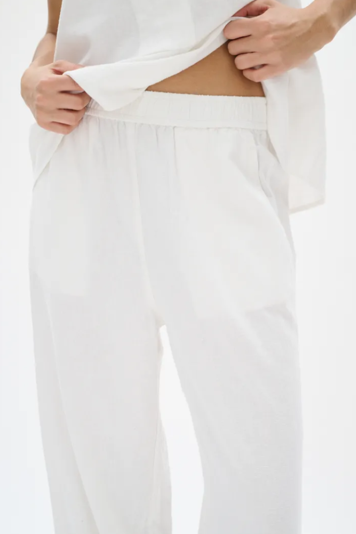 Rimone Linen Cropped Pant