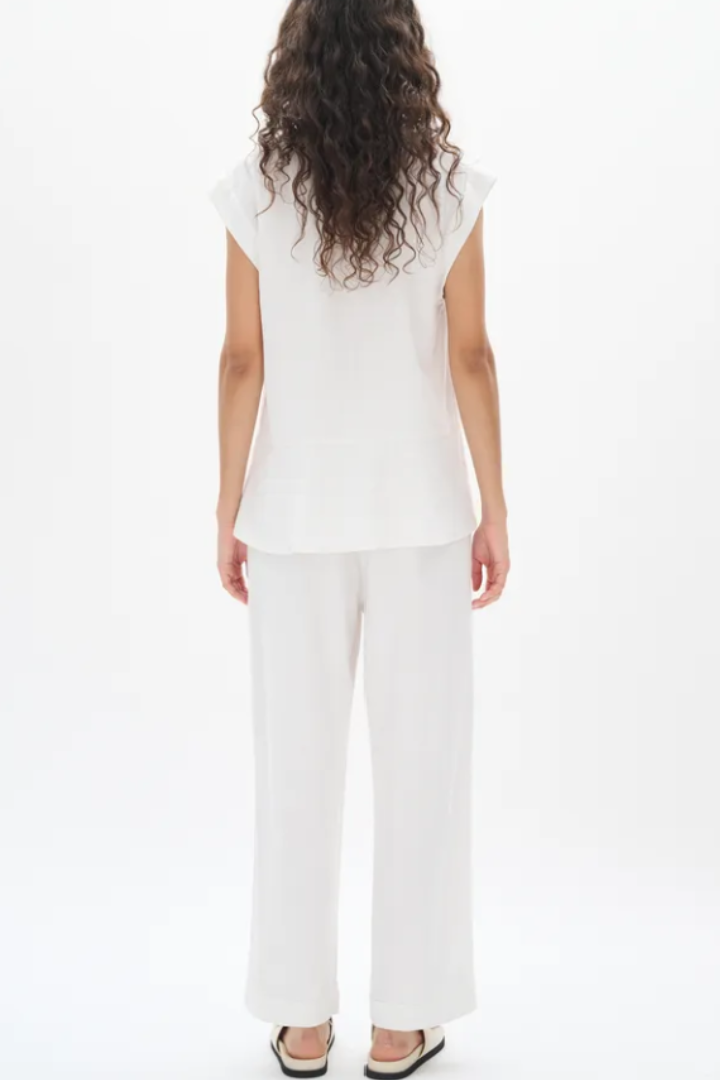 Rimone Linen Cropped Pant
