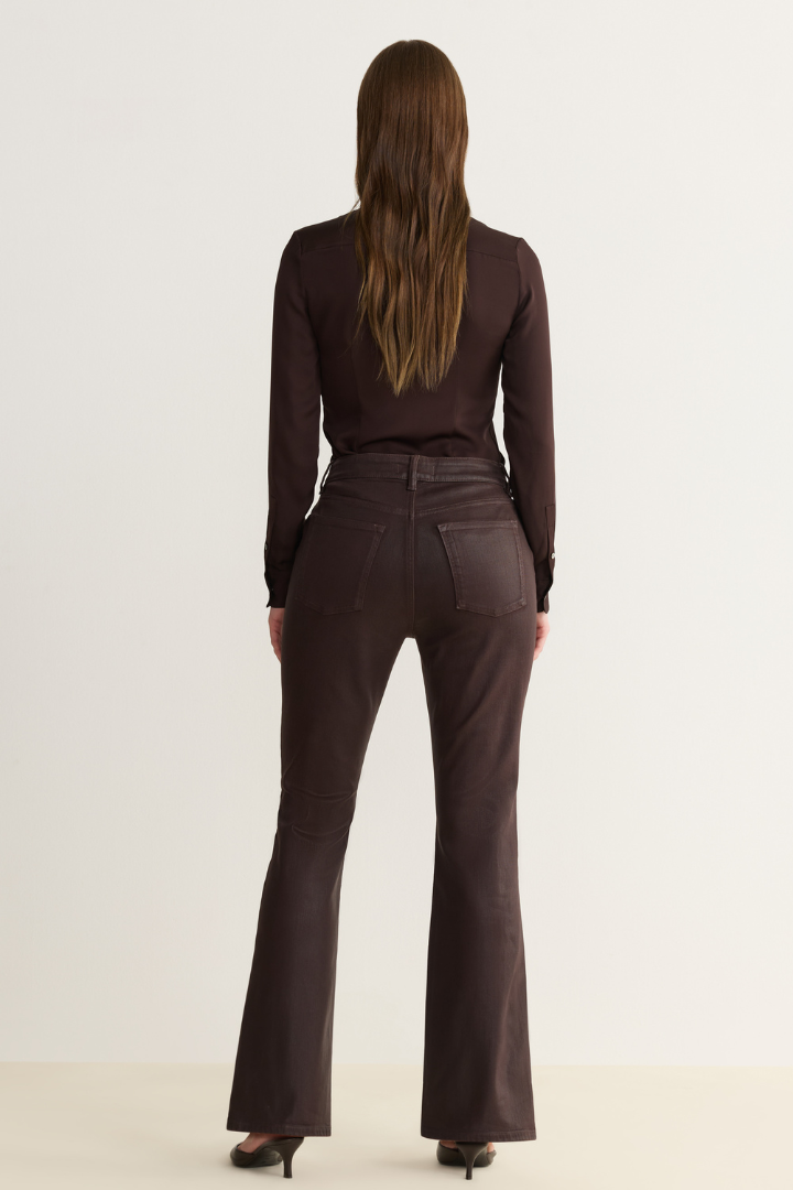 NAO - Coated Bootcut Denim
