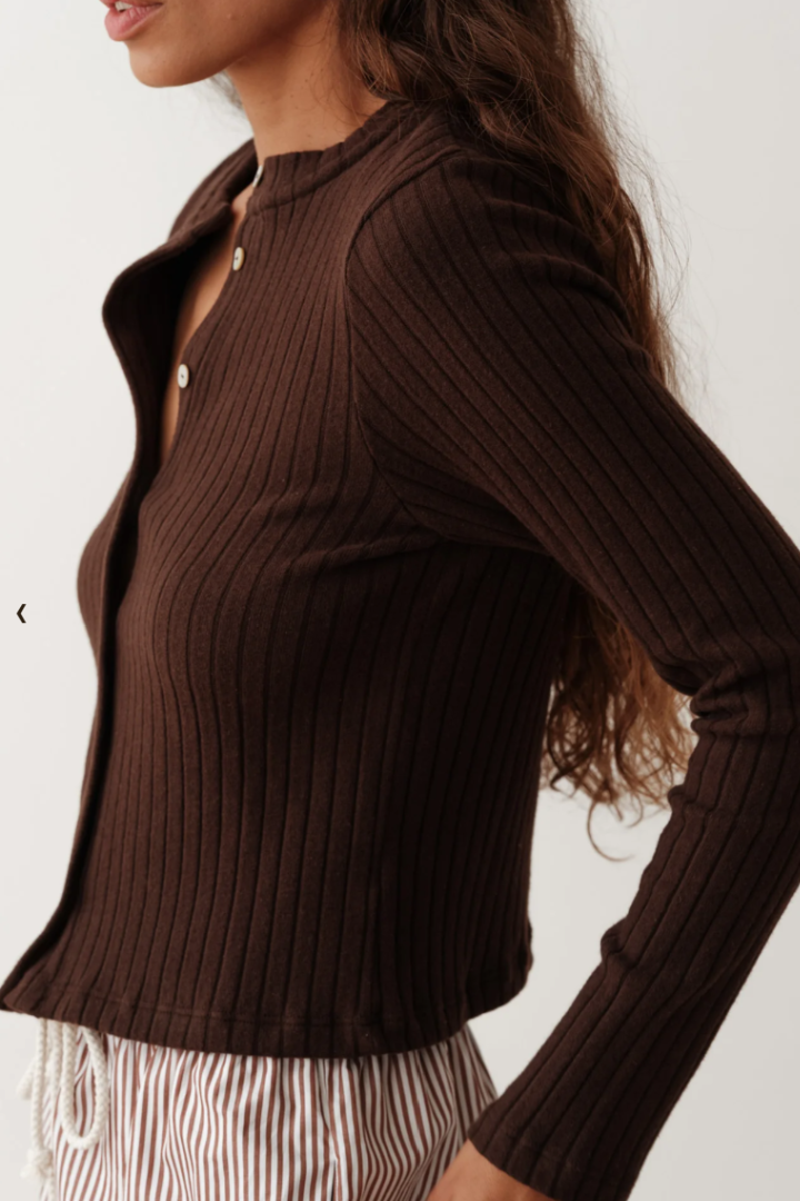 Sweater Rib Cardi