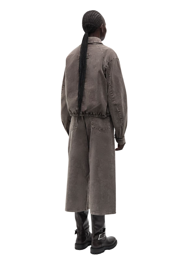 Samsøe Samsøe Saharper Coulottes — corduroy shorts in brown, view 4