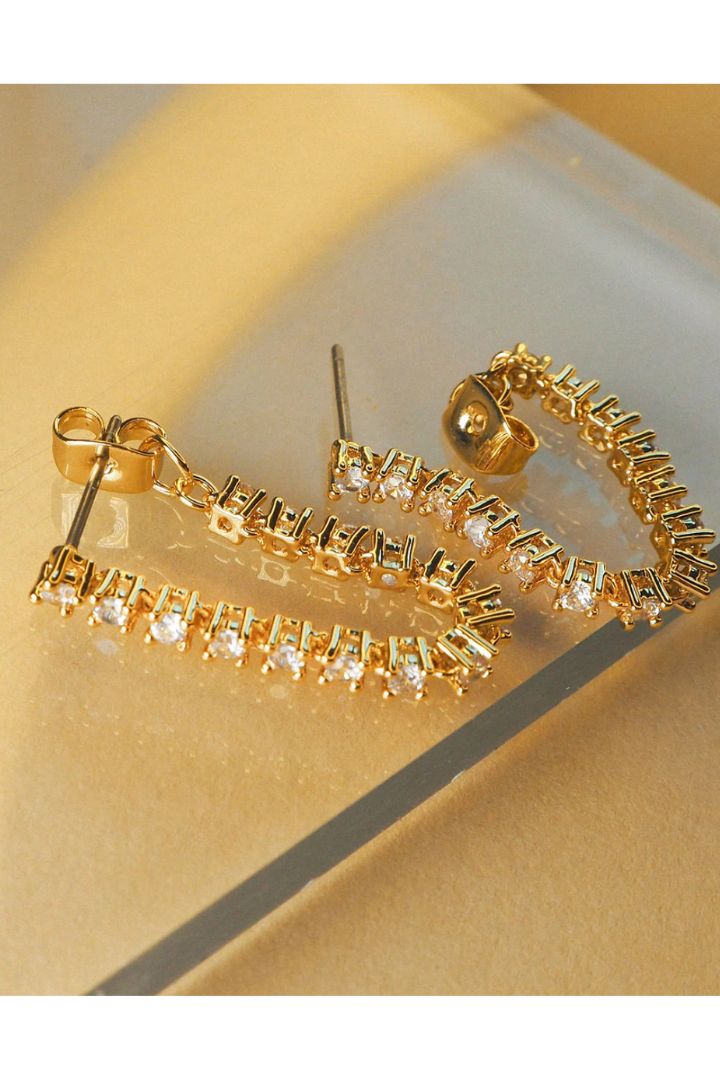 Ballier Chain Studs - Gold