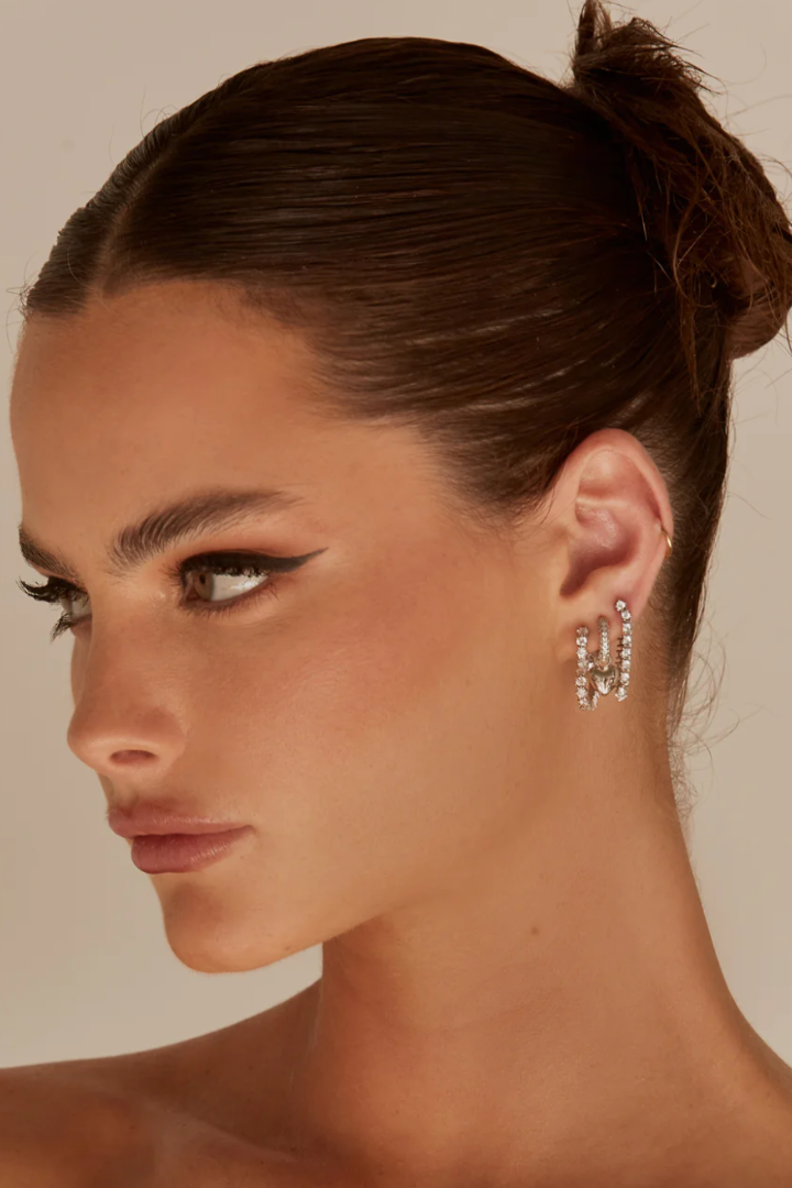 Ballier Chain Studs - Silver