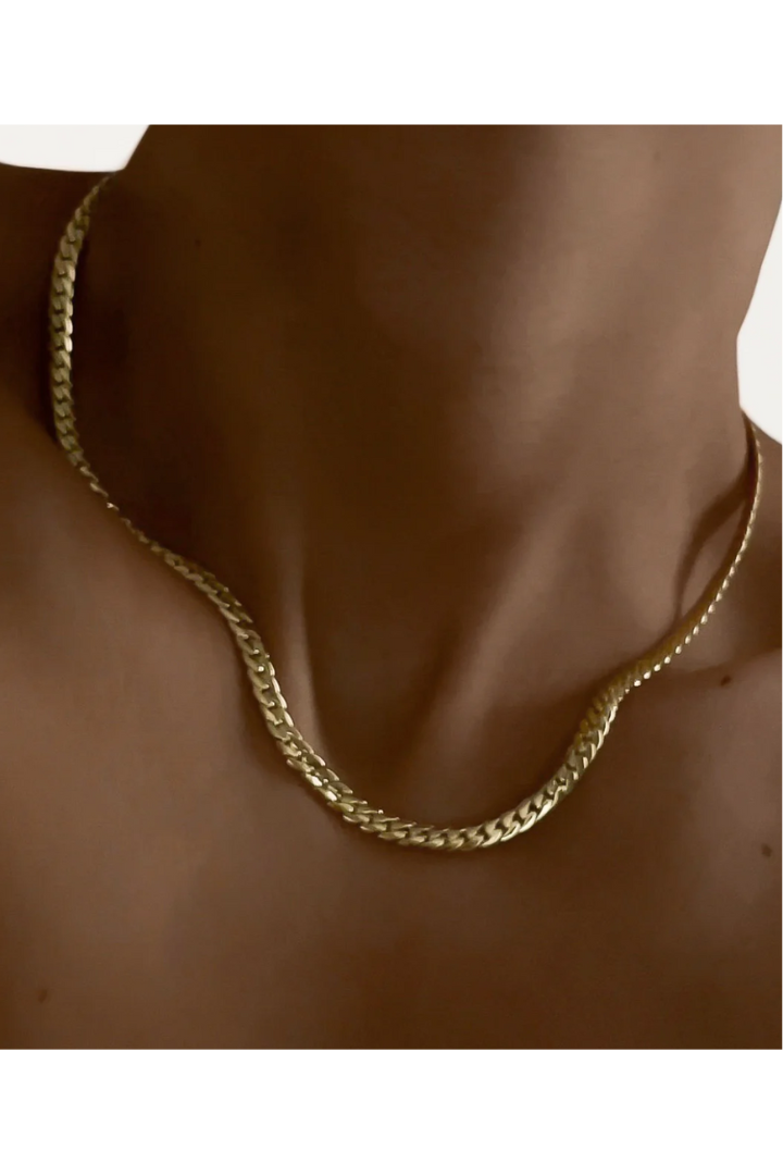 Ferrera Chain Necklace - Gold