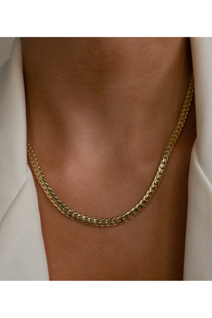 Ferrera Chain Necklace - Gold