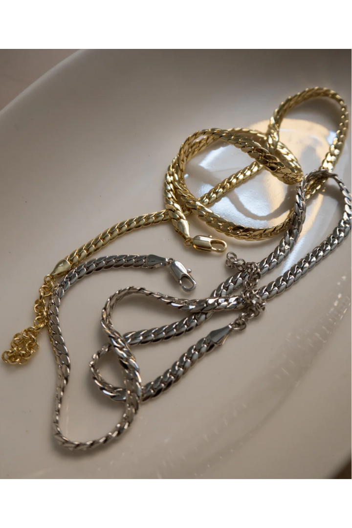 Ferrera Chain Necklace - Silver