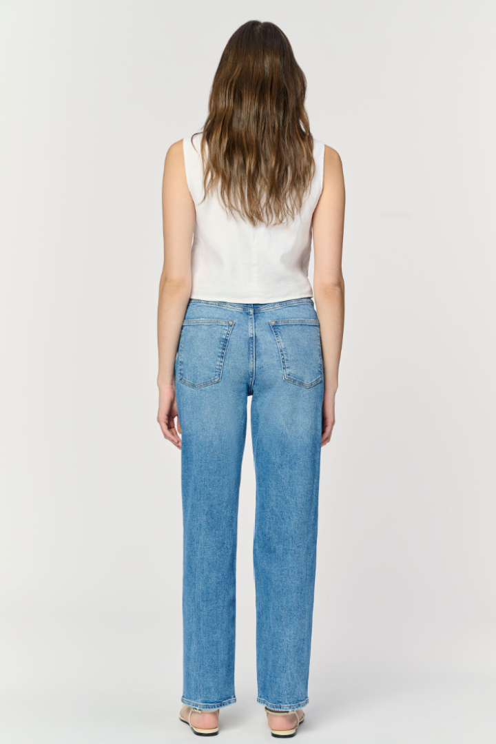 High Rise Straight Denim -ASE