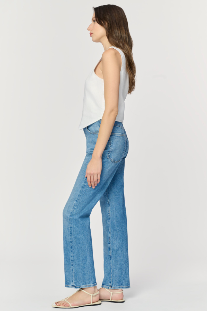 High Rise Straight Denim -ASE