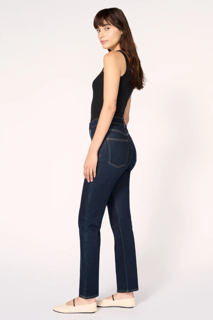 High Rise Straight Denim -ASE