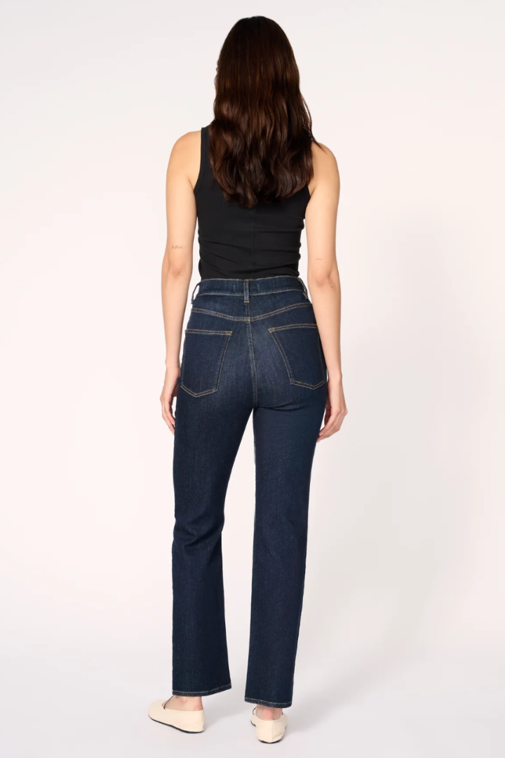 High Rise Straight Denim -ASE