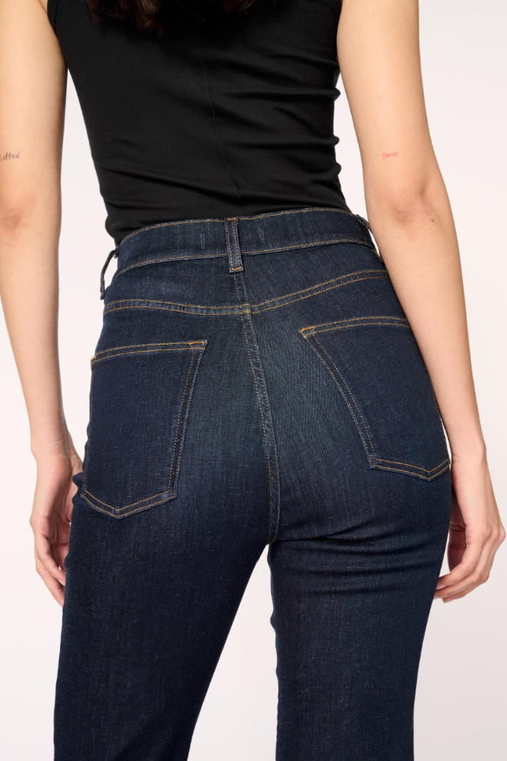 High Rise Straight Denim -ASE