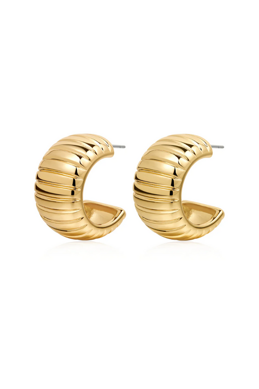 Remy Ridge Hoops - Gold