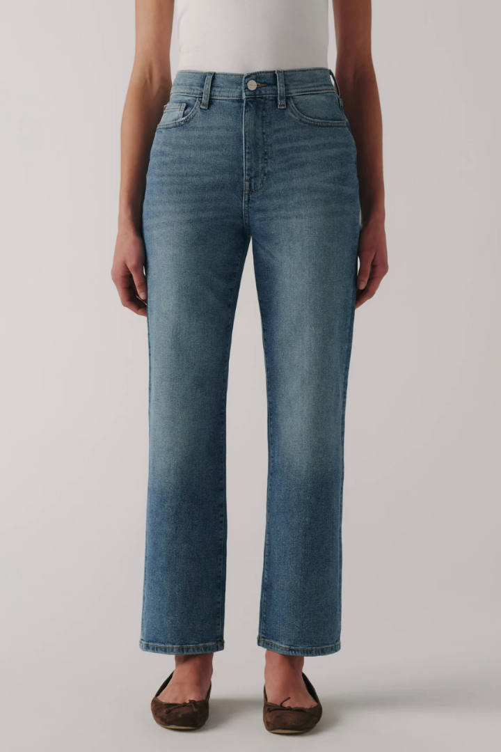 High Rise Straight Denim -ASE