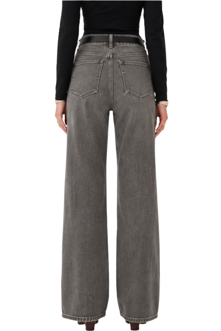 Gestuz Jade Jeans — a regular, straight-leg silhouette in high-waisted denim.