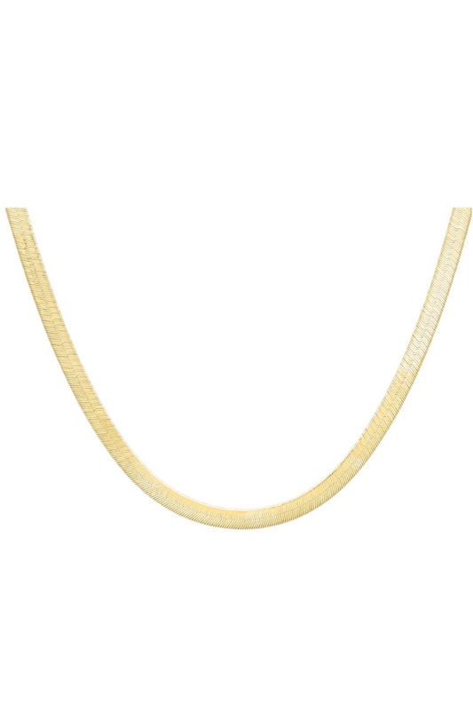 Herringbone Chain - Gold 18" Long