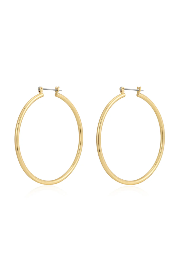 Bondi Tube Hoop - Gold