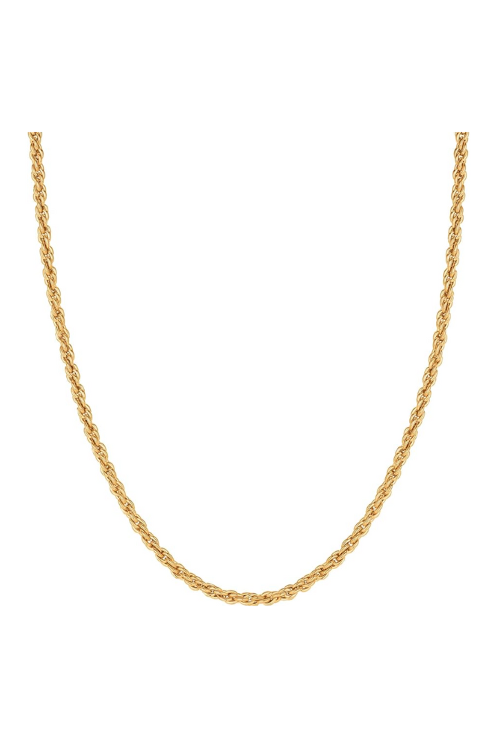 Rope Chain - Gold 16" Long