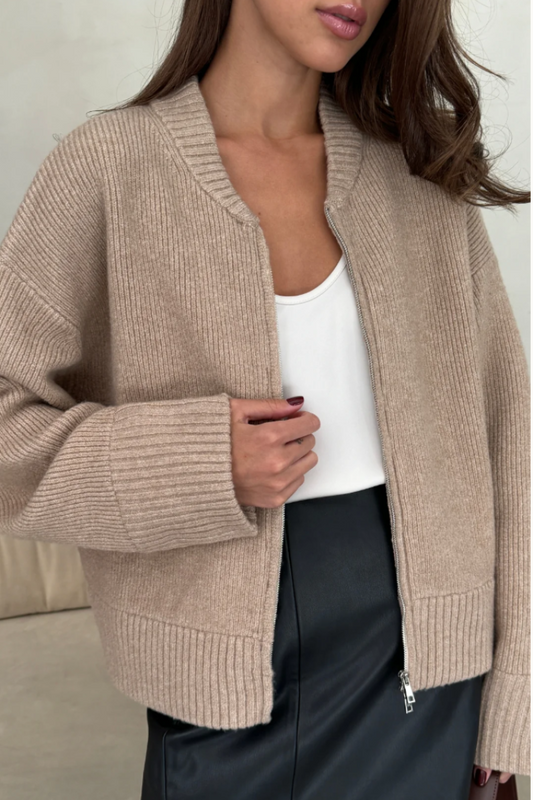 Zoey Zip Cardigan