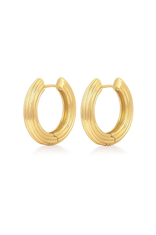 Ridged Amalfi Hoops