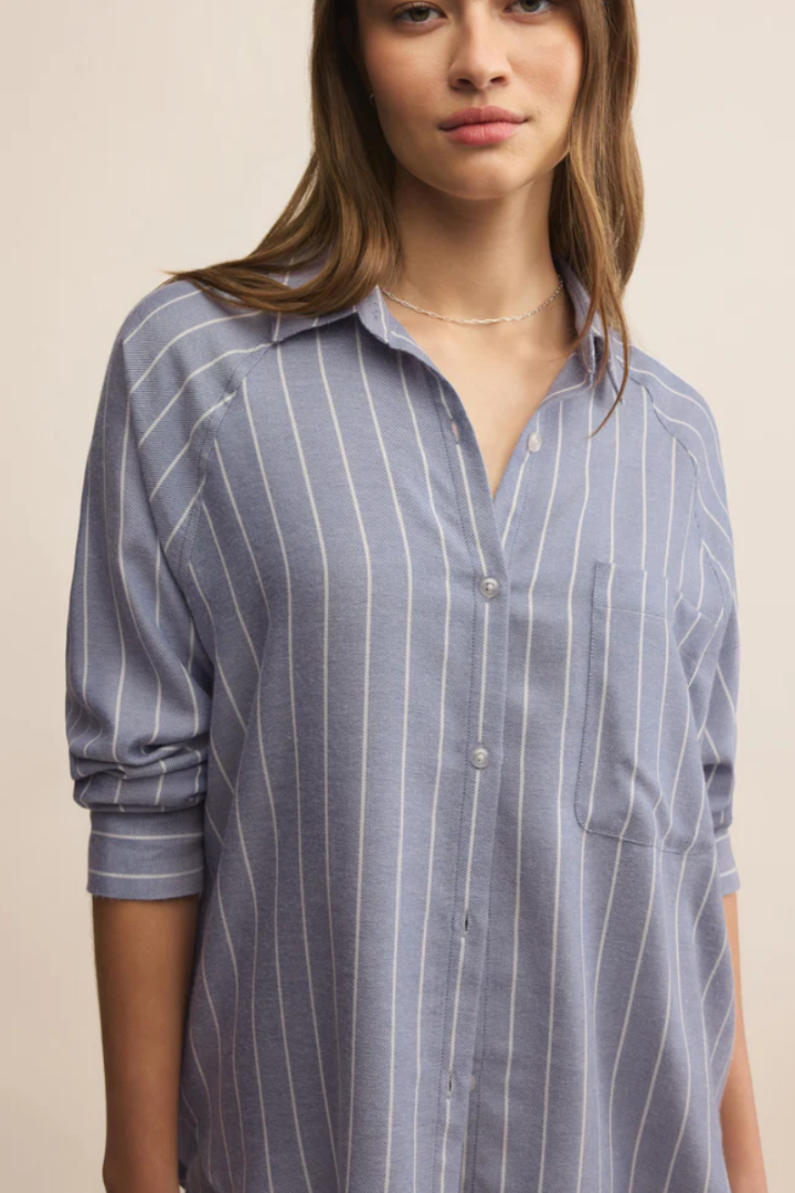 River Plaid Button Up