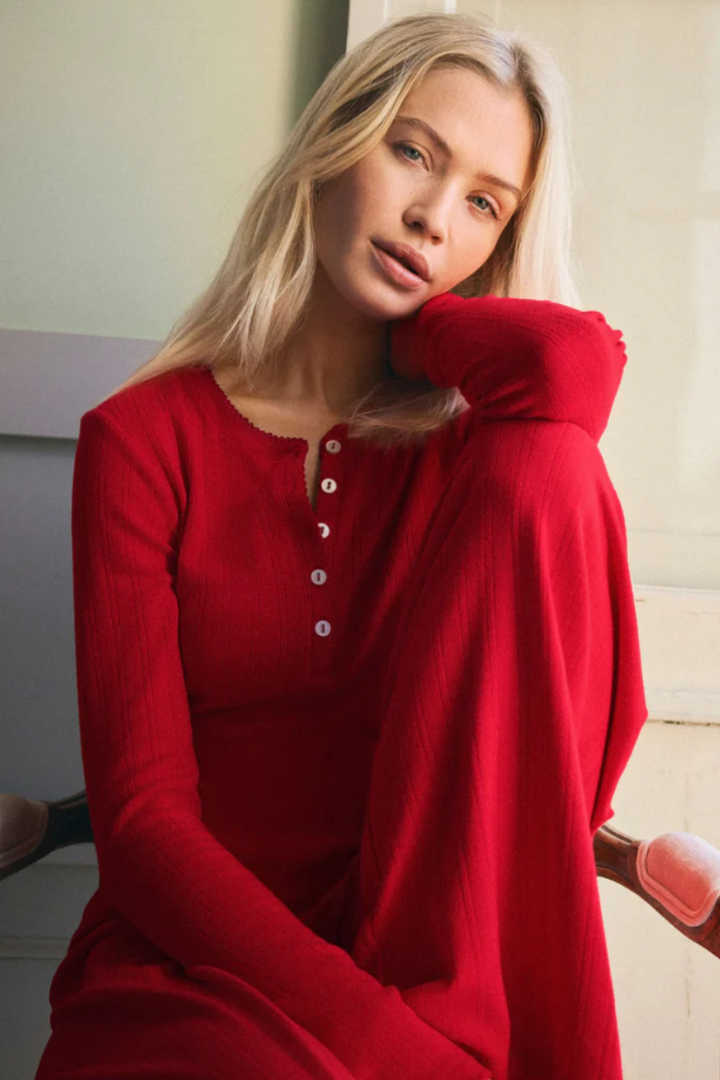 Holly Pointelle LS Top