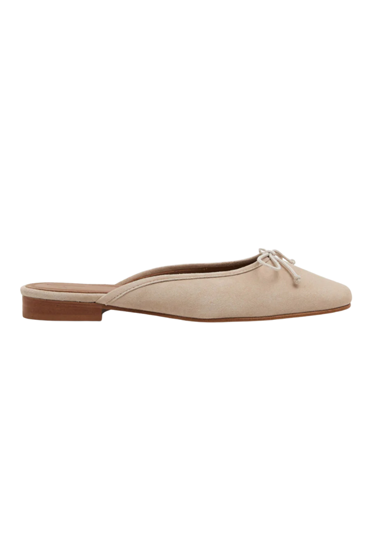 Malva Suede Ballerina