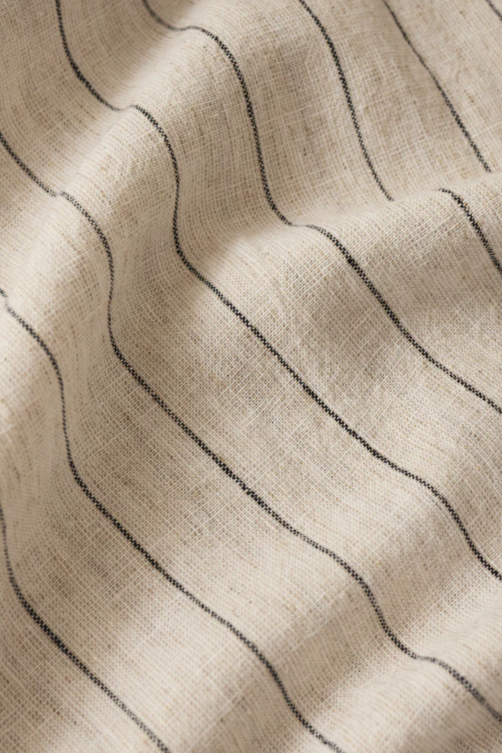 Alfie Stripped Linen Top
