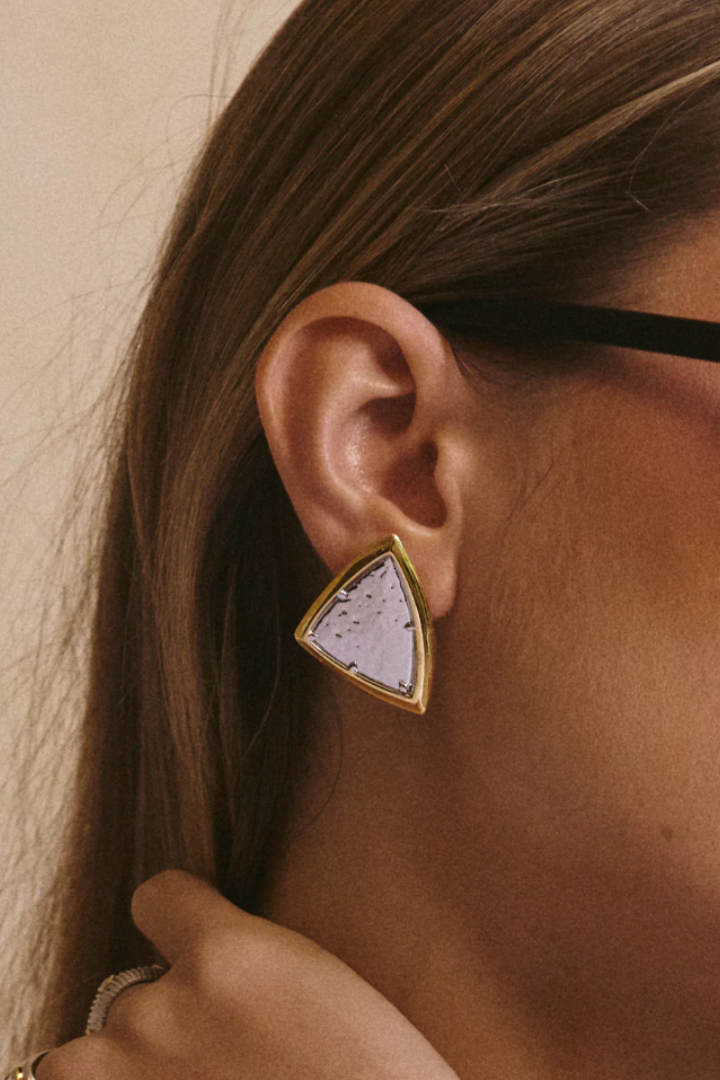 Bianca Nero Studs