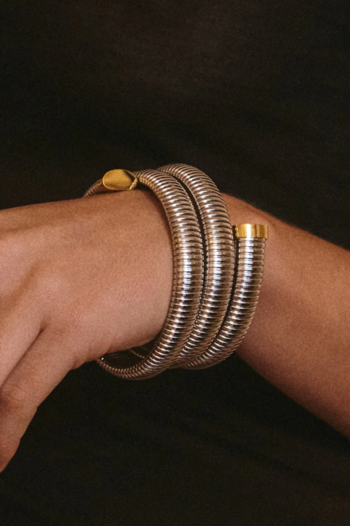Palais Flex Snake Bracelet -Silver