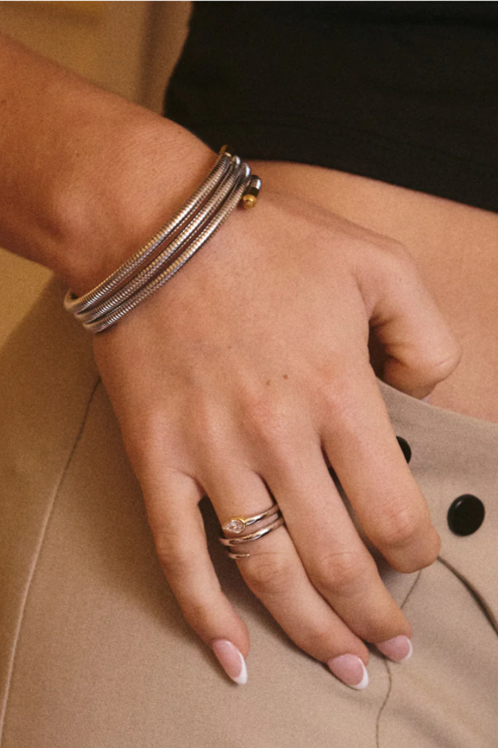 Mini Palais Flex SnakeBracelet - Silver