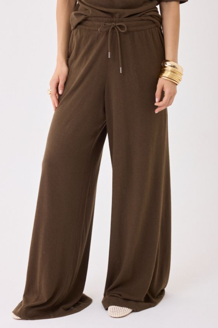 Cotton Linen Wide Leg Pant