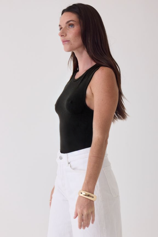 Soft Touch Tank - Black