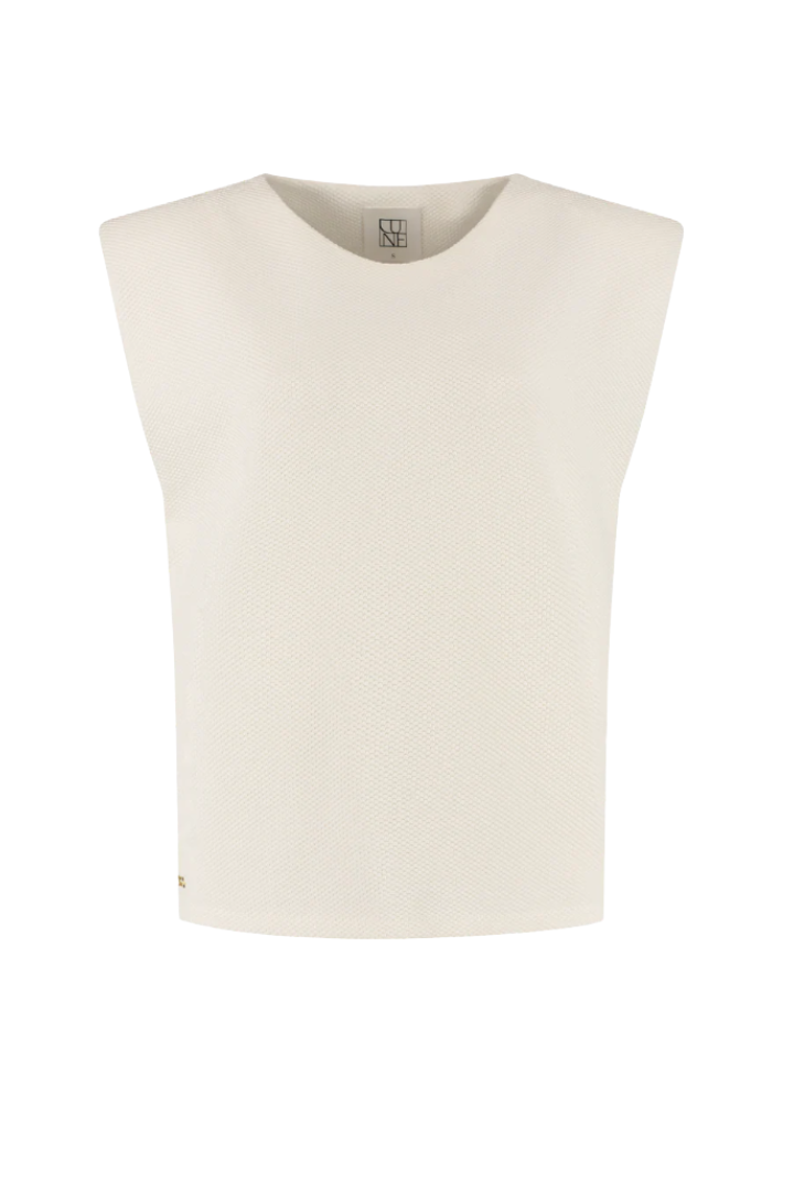 Moon Padded Shoulder Top