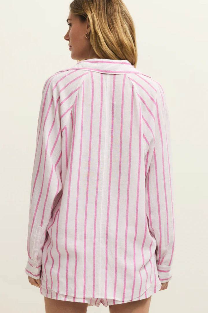 Perfect Linen Stripe Top