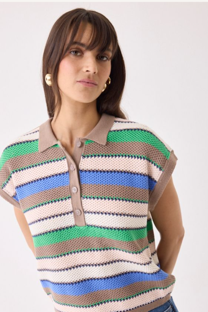 Striped Polo