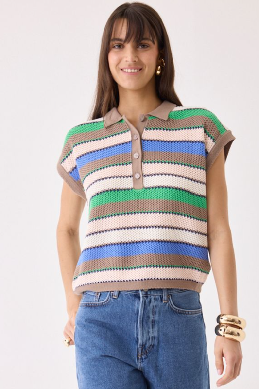 Striped Polo