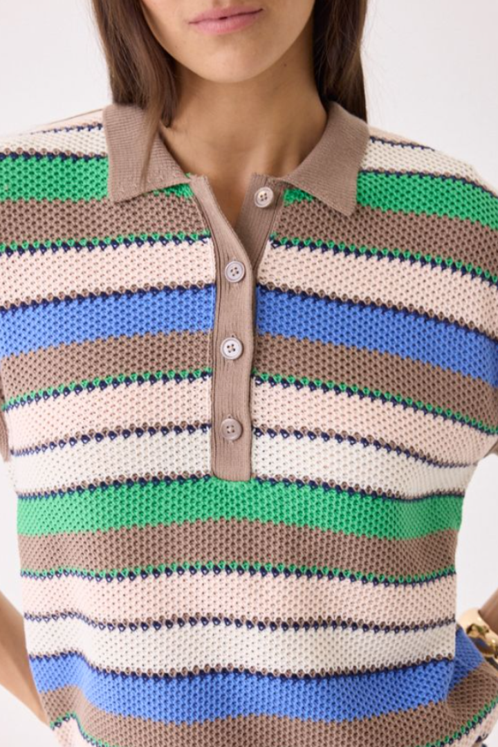 Striped Polo